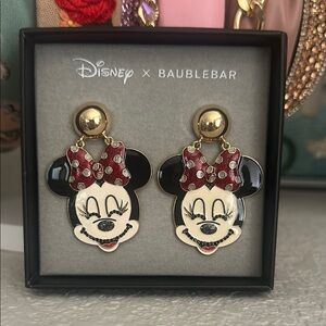 BaubleBar Red and Black Minnie Mouse Jewelry